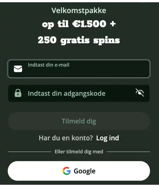 Registrering  
